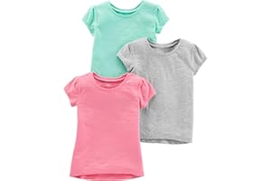 Simple Joys by Carter's Baby-Girls Short-Sleeve Shirts and Tops, Pack of 3T-Shirt