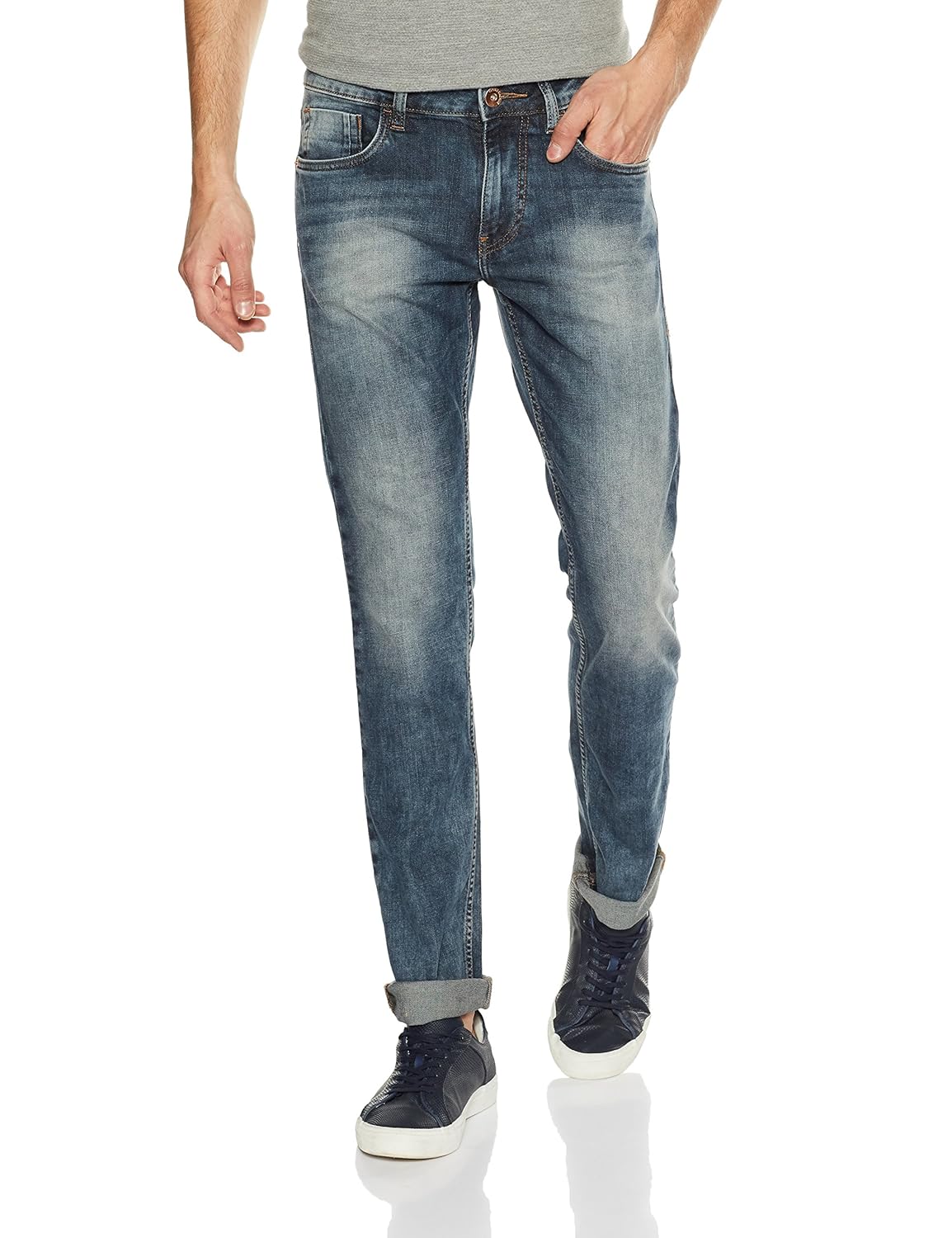 flying machine men's tapered fit jeans