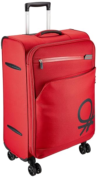 UCB Polyester 69 cms Dark Red Suitcase (0IP6SPO24M01I)