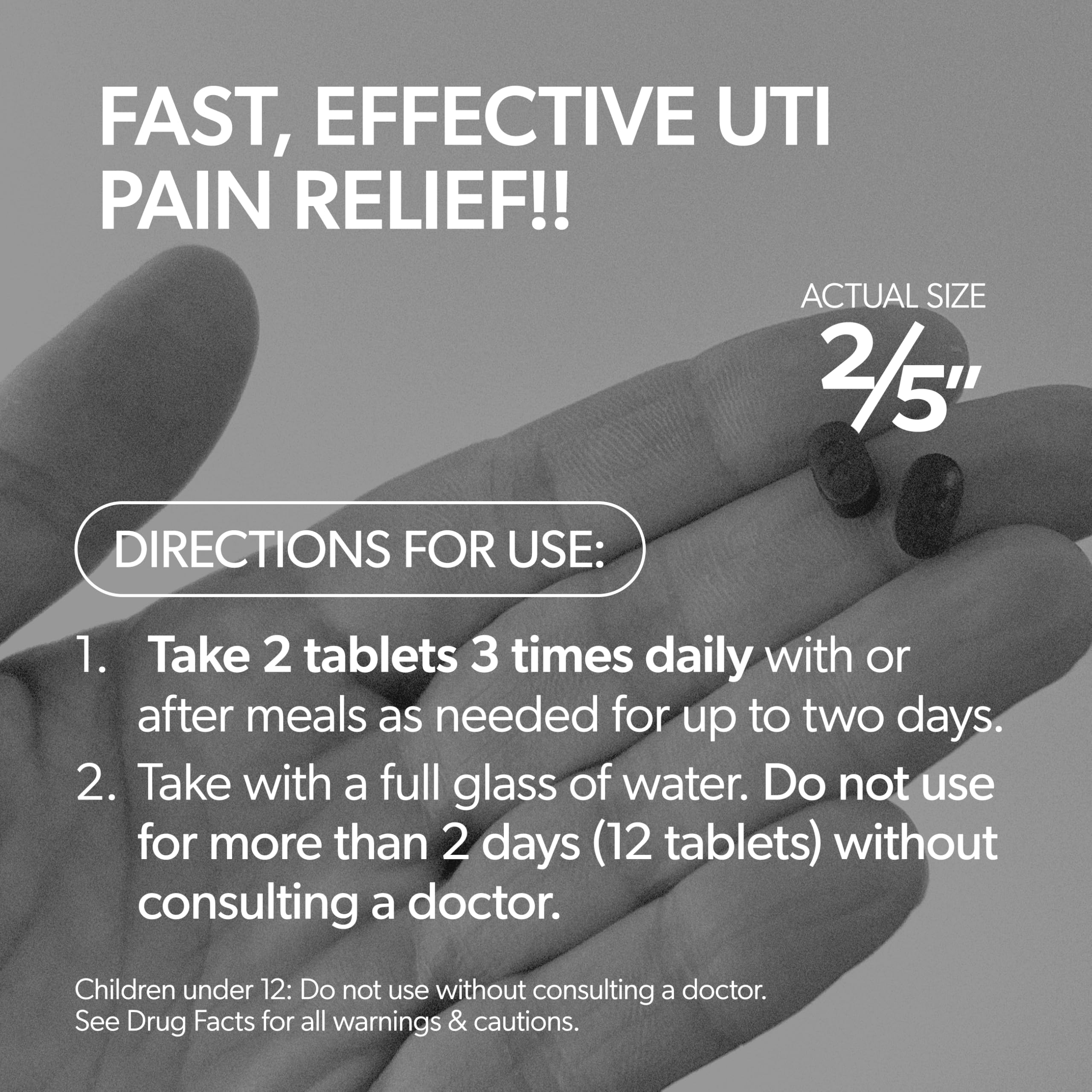 AZO Urinary Pain Relief Maximum Strength, Fast relief of UTI Pain, Burning & Urgency, Targets Source of Pain, #1 Most Trusted Brand, 24 Tablets
