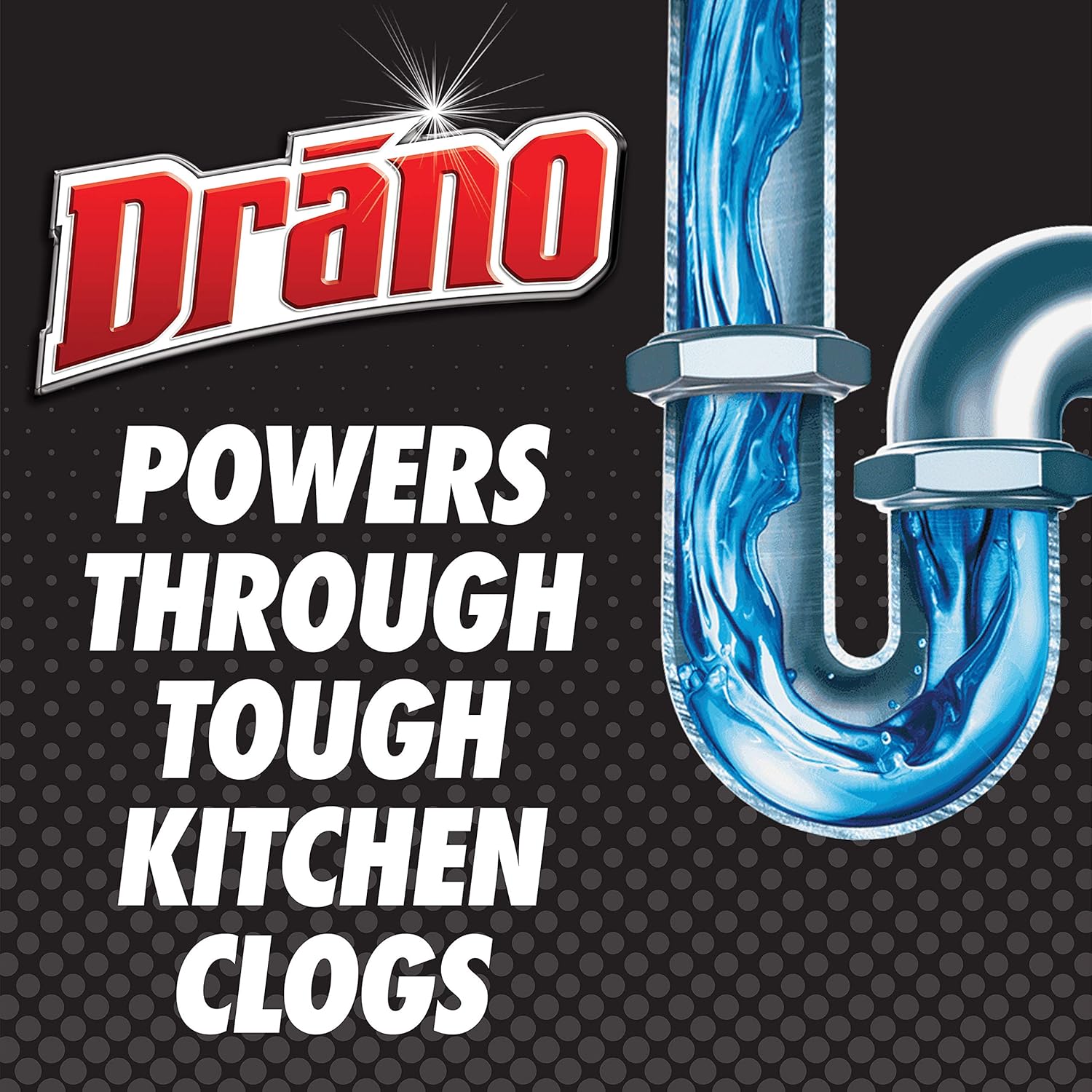 Drano Kitchen Granules Drain Clog Remover and Cleaner, Unclogs blockage from Grease or Cooking Oil, 17.6 oz: Health & Personal Care