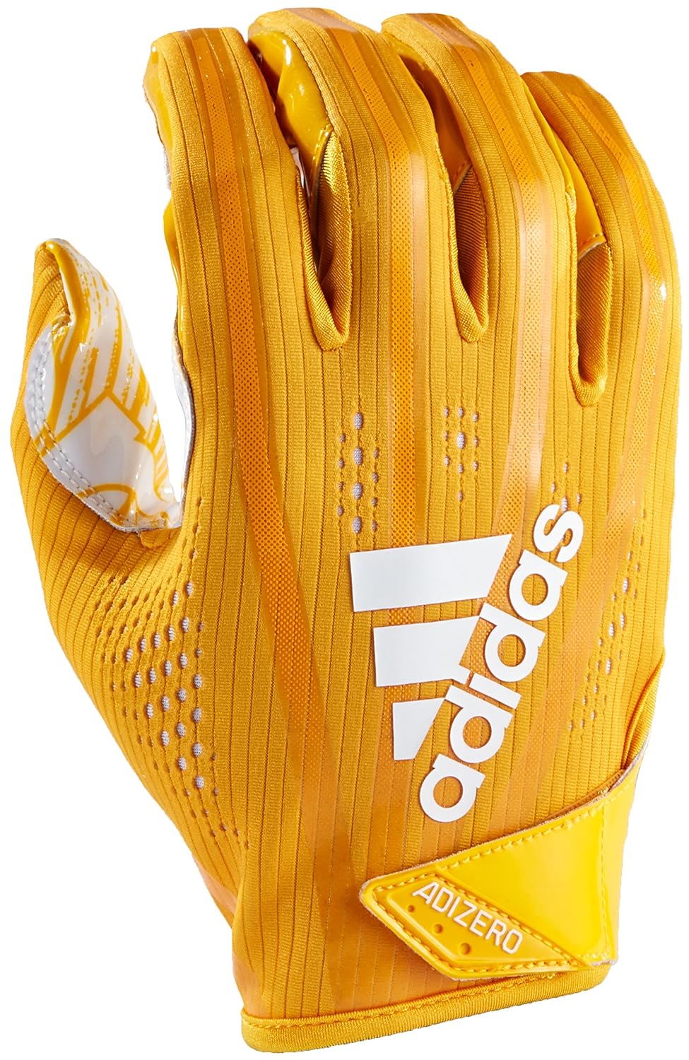 gold adidas football gloves