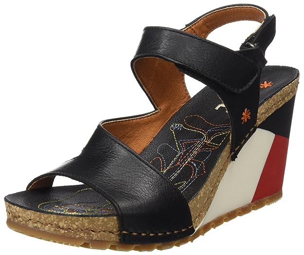 Art Damen 1330 Memphis Black/Gã¼ell Peeptoe Sandalen