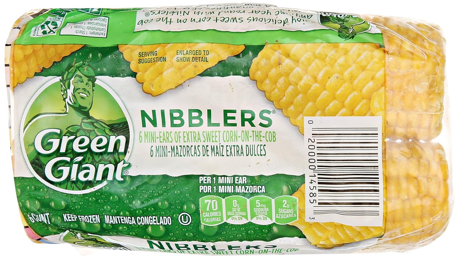 Green giant corn on the cob - nibblers Half ears (020000145853)