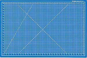 Dahle Vantage 10693 Premium Self-Healing Cutting Mat, 24"x36", 1/2" Grid, 5 Layers for Max Healing, Perfect for Crafts & Sewing, Blue