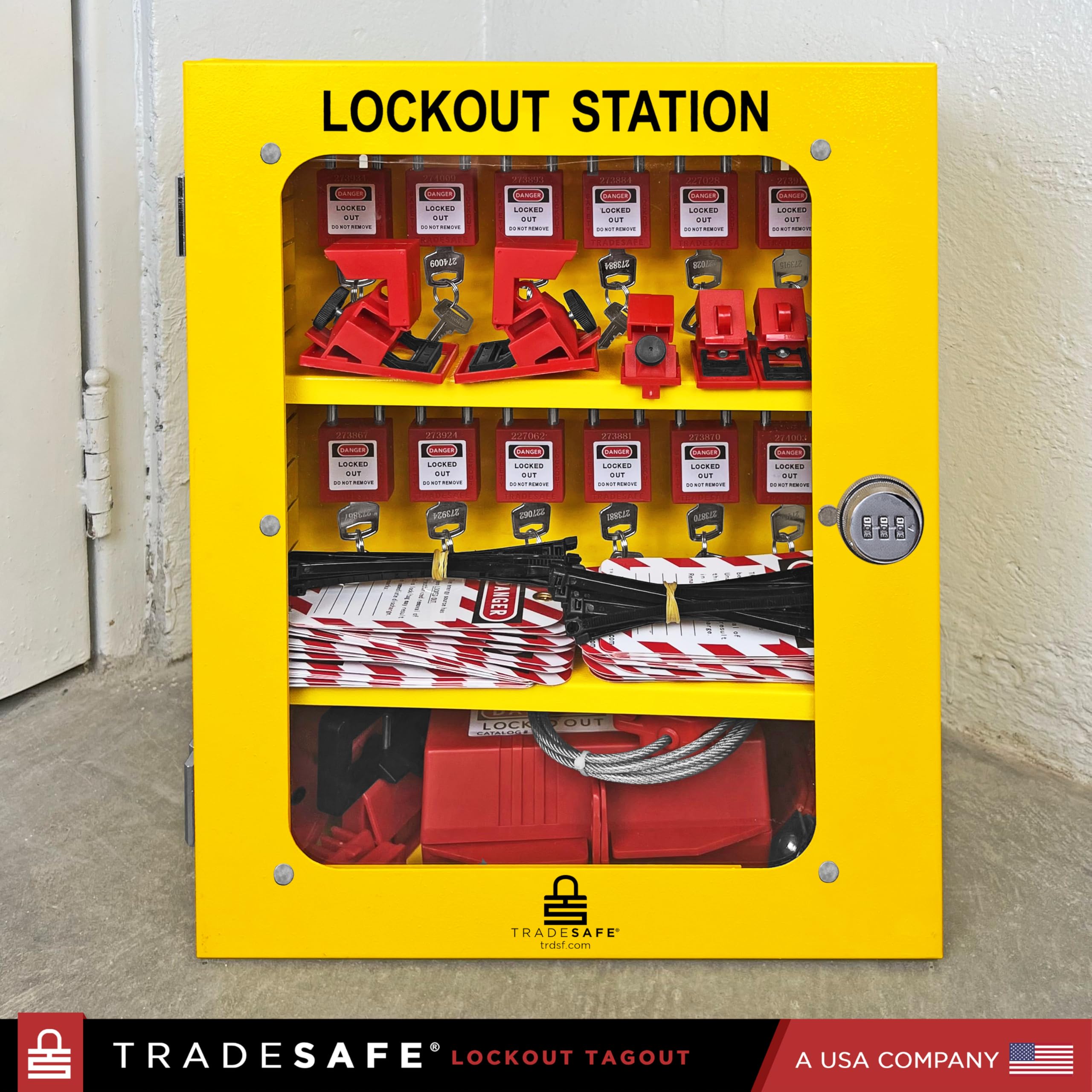 Mua TRADESAFE Lockout Tagout Cabinet, Lockout Tagout Station Unfilled ...