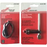 Milwaukee 48-66-3280 Chuck Key and 48-66-4040 Holder - Bundle 2 Items
