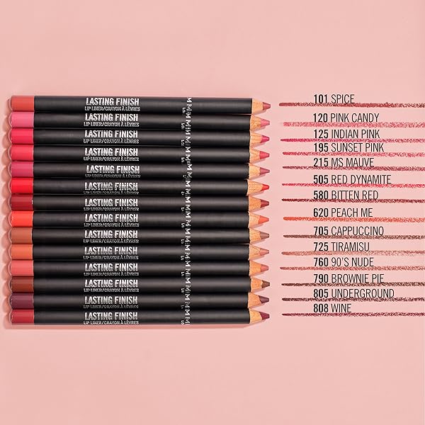 RIMMEL LASTING FINISH 8HR SOFT LIP LINER PENCIL – VIBRANT, BLENDABLE FORMULA TO LOCK LIPSTICK IN PLACE FOR 8 HOURS – 850 UNDERGROUND, .04OZ