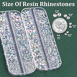 Resin Rhinestones for Crafting with B7000 Jewelry