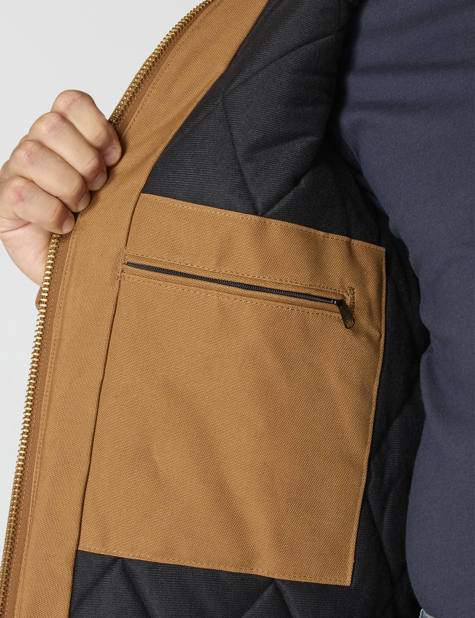 Carhartt Men's J140 Loose Fit Firm Duck Insulated Flannel-Lined Active Jac