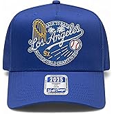 Baseball 2025 World & League Champions Embroidered Patch Trucker Hat | Los Angeles LA Merch | Snapback Hat for Men & Women