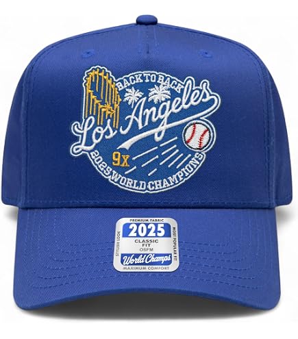 Amazon.com: New Era LA Los Angeles Dodgers 9SEVENTY 2024 World