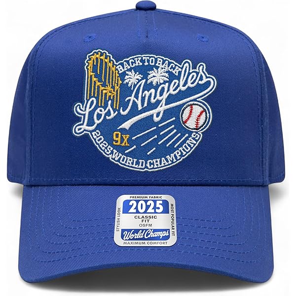 Amazon.com: New Era LA Los Angeles Dodgers 9SEVENTY 2024 World