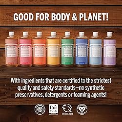 Dr. Bronner's Pure Castile Liquid Soap - Made with