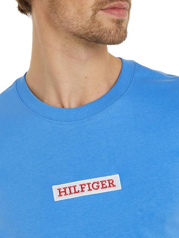 Homme T-Shirt Manches Courtes Encolure Ronde, Bleu (Blue Spell), S — photo 3 sur 6