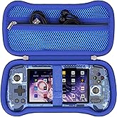 khanka Hard Travel Case Replacement for Anbernic RG556 Retro Handheld Game Console,Case Only. (Blue)
