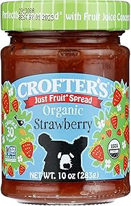CROFTERS Organic Strawberry Fruit Spread, 10 OZ