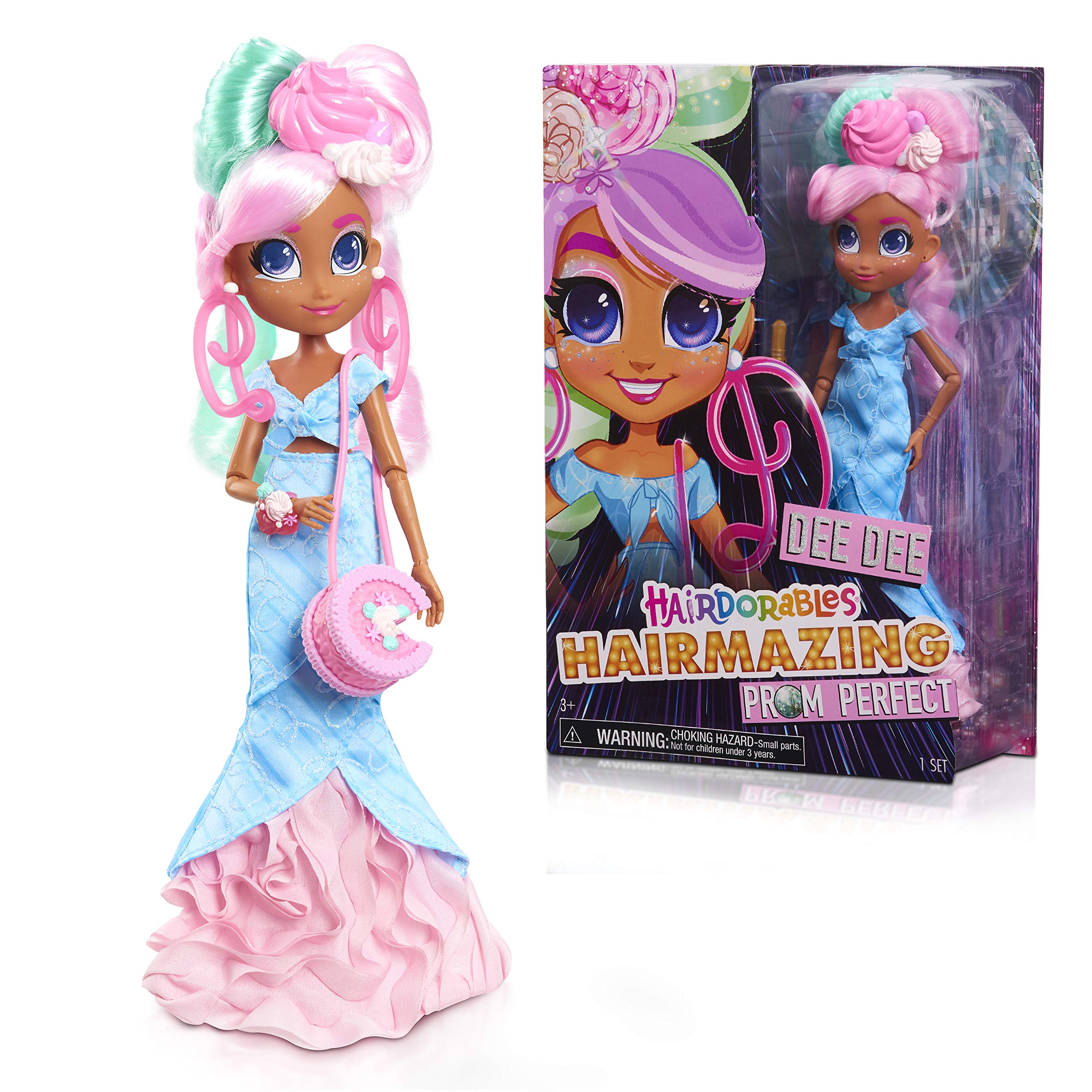 JP Hairdorables HAG01600 Hairdorables Hairmazing Fashion Doll Series 2-Deedee