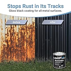 RUST BULLET BlackShell - Gloss Black - 1 Quart