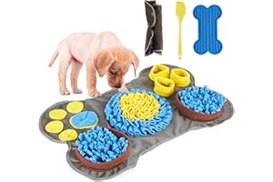 Hertzko Snuffle Mat for Dogs & Cats – Includes Lick Mat & Spatula – Dog Snuffle Toy, Puppy Enrichment Mat, Slow Feeder, Treat Dispenser, Boredom Relief, Pet Anxiety Aid