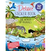 Deluxe Sticker Book: The World of Animals