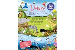 Deluxe Sticker Book: The World of Animals