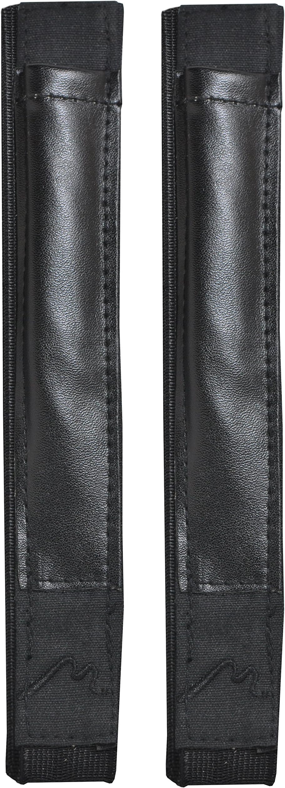 Pen Holder by Metier Life | Fits MoleSkine and A5 Hardcover Notebooks | Single Writing Utensil Case for Pens and Stylus Case | 8" - 8.5" Notebooks (Two Pack, Black)