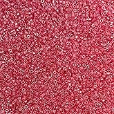 Miyuki Delica 11/0 Seed Beads - Glass Beads Bulk 5 Grams & Size 1.6mm 1000 Pieces Glass Seed Beads Pink (DB236)