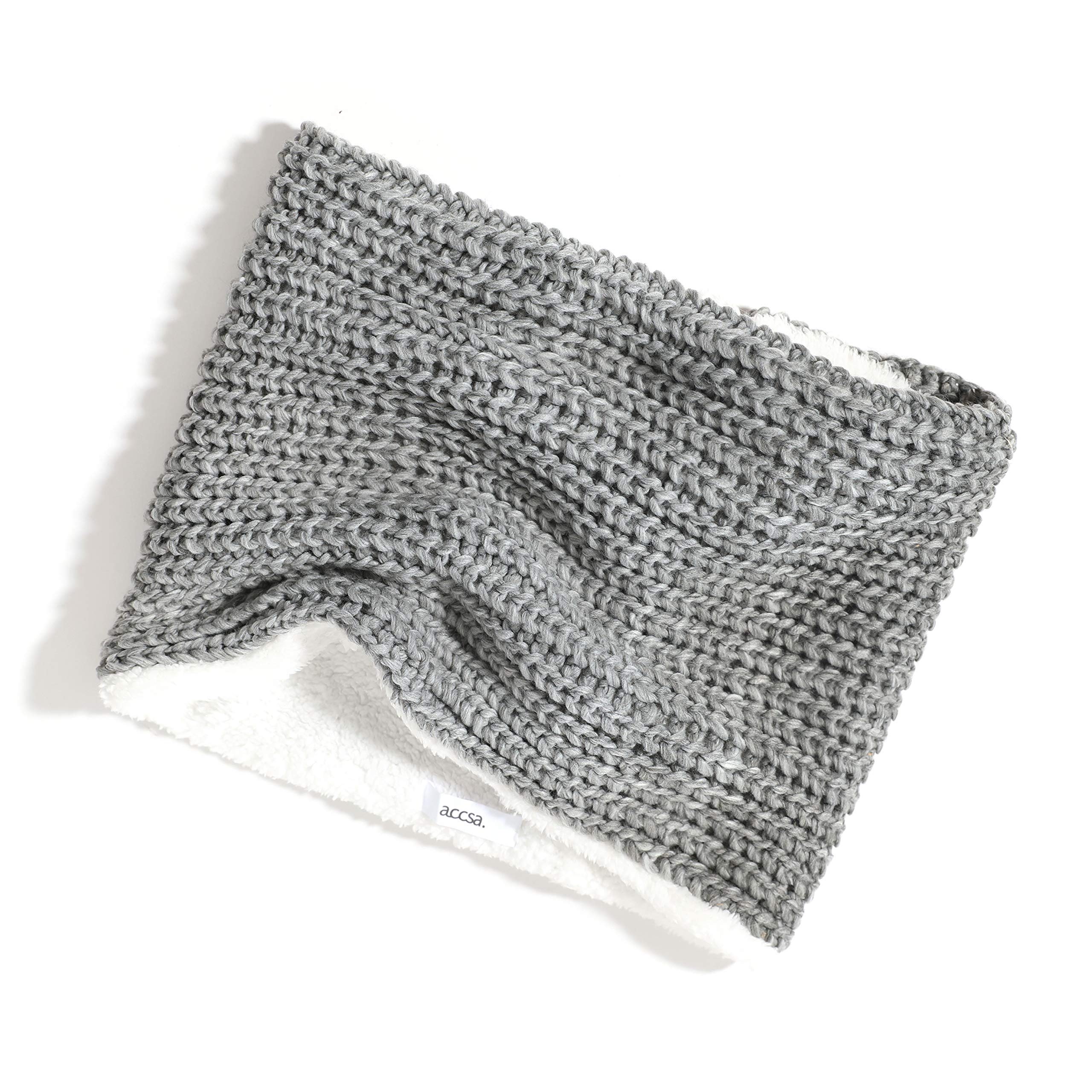 accsa Women Winter Infinity Loop Circle Knit Chunky Scarf Neck Warmer Soft Sherpa Fleece Lined accsa Women Winter Infinity Loop Circle Knit Chunky Scarf Neck Warmer Soft Sherpa Fleece Lined