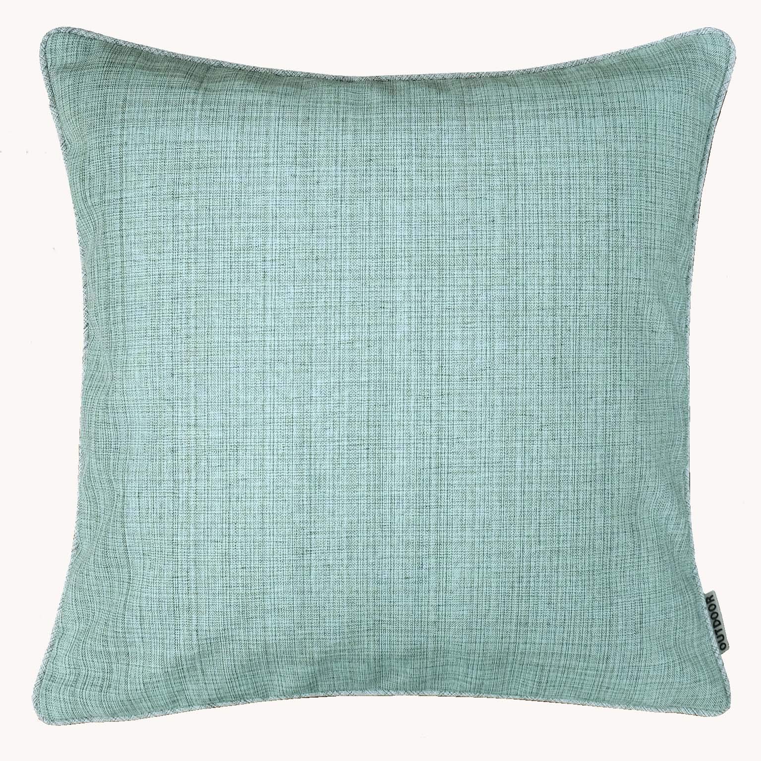 TextilDepot24 Outdoor Cushion Cover Weatherproof for Outdoor and Indoor Use (40 x 40 cm, Mint)