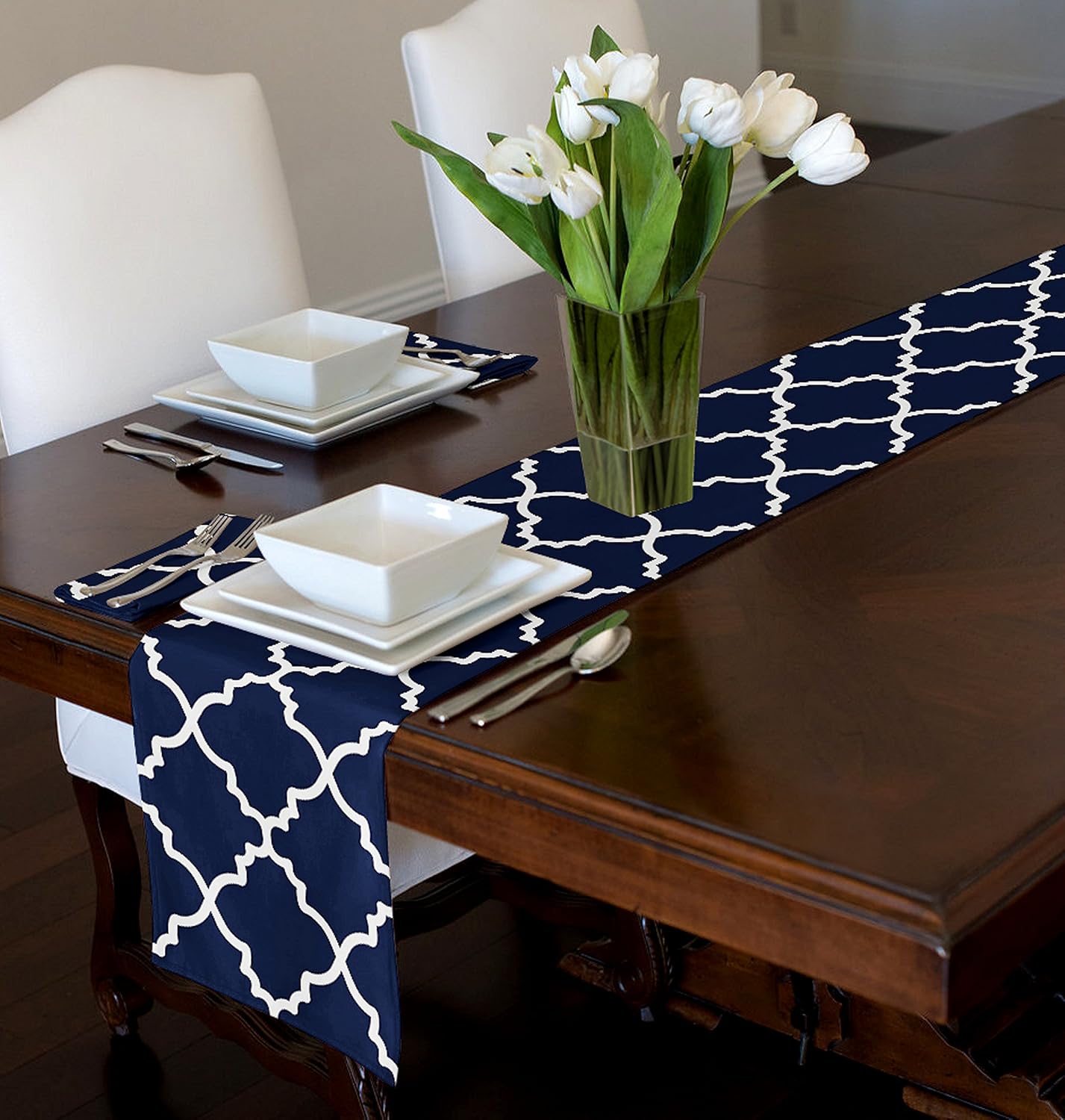 Best pattern table runner blue