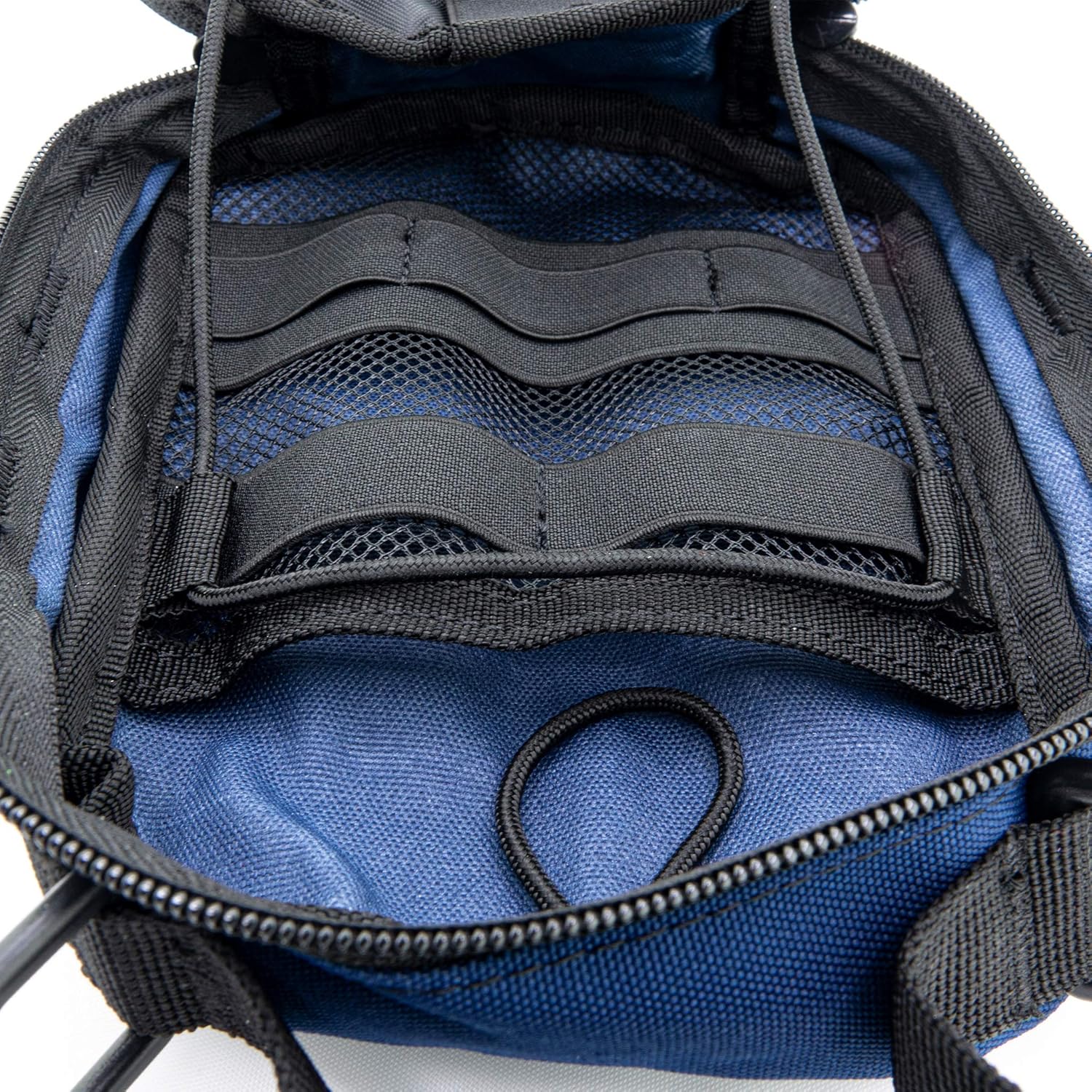LINE2design First Aid (Ifak) Molle Pouch - EMT Emergency Medical Trauma Bag Outdoor Tactical EDC Rescue Utility Gear Pouch for Hiking Gunshot Stop Bleeding Includes USA Patch - Navy : Sports & Outdoors