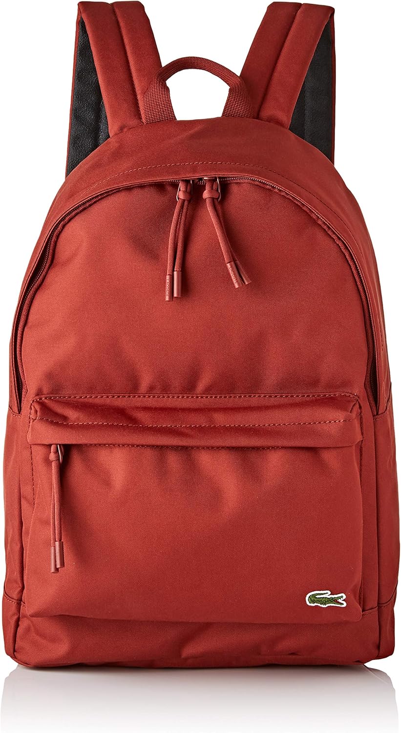 lacoste backpack red