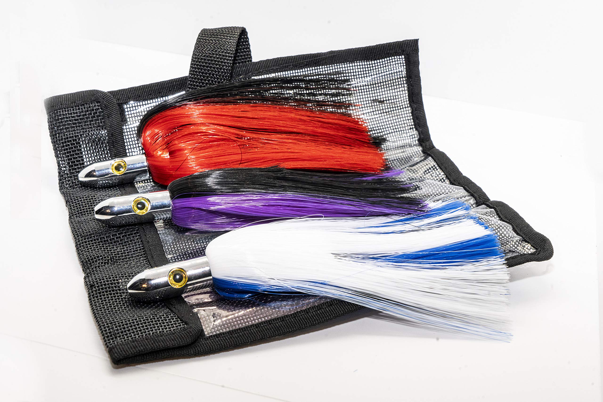 Style Ilander Chrome Head with Black Mesh Bag Fishing Set 7"