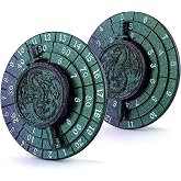 Haxtec Spinner Dice 7-in-1 Metal DND Dice, Dragon Sword D&amp;D Dice for TTRPG | Compatible with Dungeons and Dragons, Unique D&amp;D Gifts, Great for Role Playing Game, Roulette Spinner Dice, Rotate Game Dice
