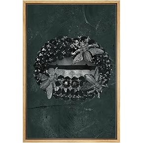 SIGNWIN Framed Canvas Print Wall Art Glossy Black...