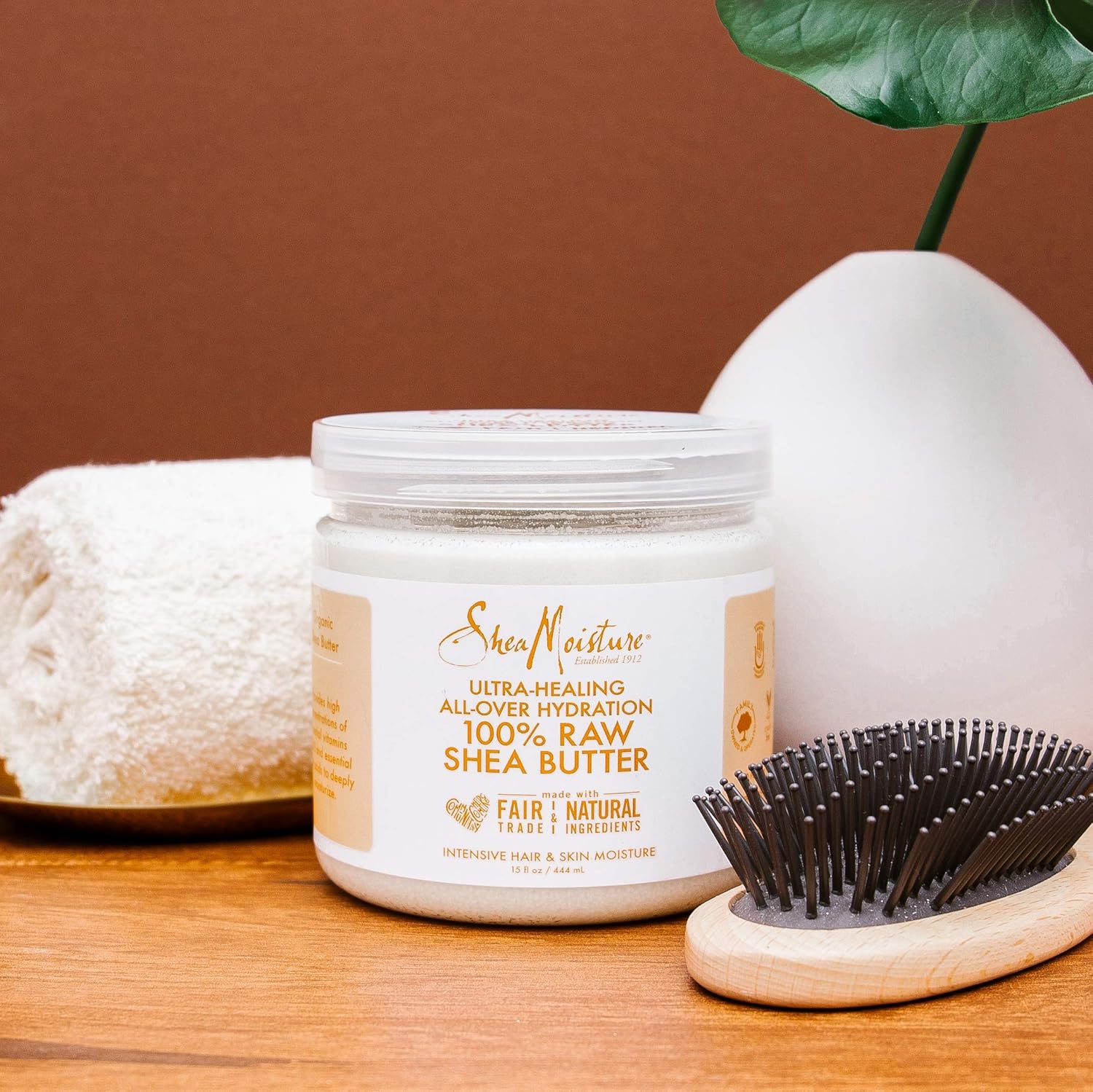SheaMoisture All-Over Hydration Body Lotion for Dry Skin Raw Shea Butter Moisturizer 15 oz : Beauty