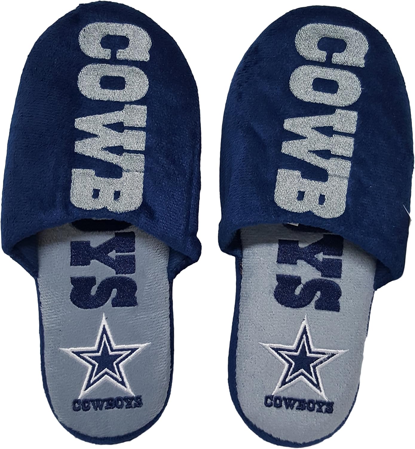 NFL Dallas Cowboys Men's Slippers New With Tags (L (1112)) Amazon.ca