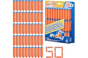 Nerf N Series N1 Darts, Includes 50 Darts, Compatible Only with Nerf N Series Blasters, Outdoor Games, Ages 8+