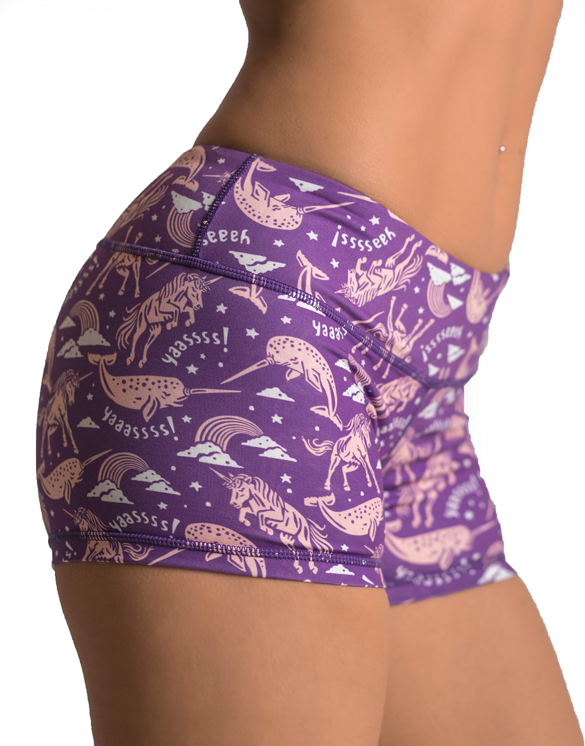Premium Woman's 3" Inseam Compression Booty Shorts for Yoga, Running, Volleyball, and Crossfit Athletes
