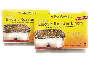 PANSAVER Electric Roaster Liners (2 Boxes 4 Liners)