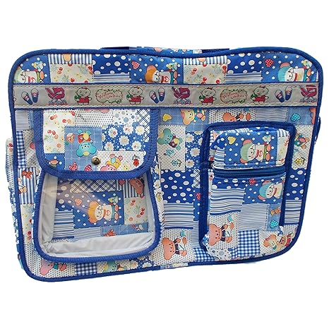 Glitter Collection Mumy and Baby Bag Water Proof specious Design Diaper and Nappy Changing Bag Water Prof 1by1PocketBlue02