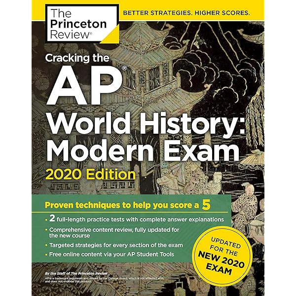  Cracking The Ap World History Modern Exam 2020 Edition Practice Tests Prep For The New 2020 Exam College Test Preparation 9780525568414 The Princeton Review Books