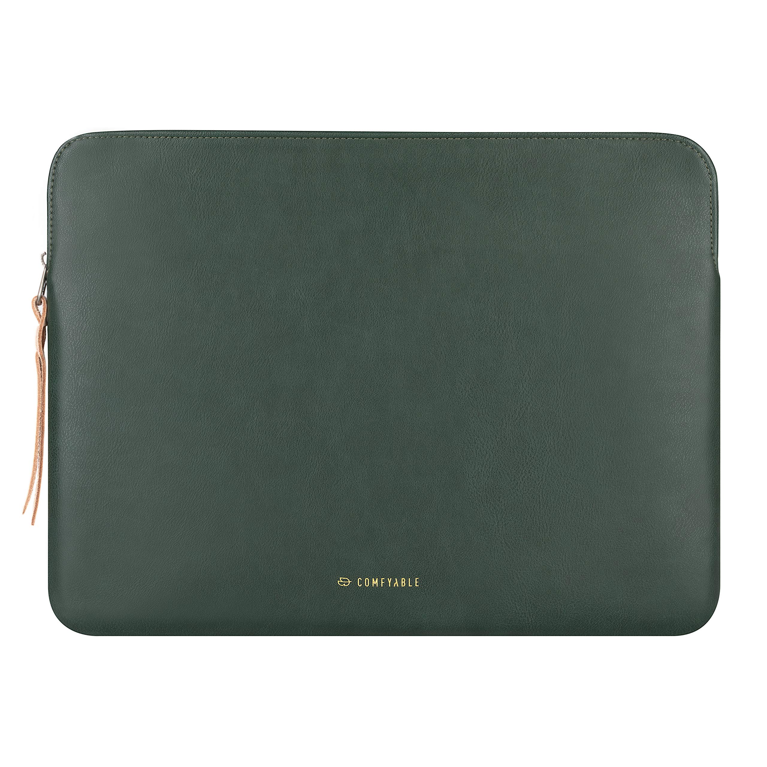 Photo 1 of Comfyable Tablet Sleeve Compatible with iPad Air 11" M3 2025, iPad Pro 11 Inch M4 2024 & Smart/Magic Keyboard with Pencil Holder-PU Leather Bag Water-Resistant Slim Case - Green
