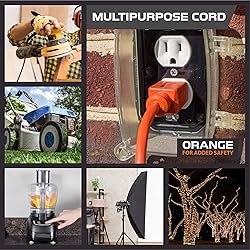 IRON FORGE CABLE 50 Ft Orange Extension Cord - 16/3