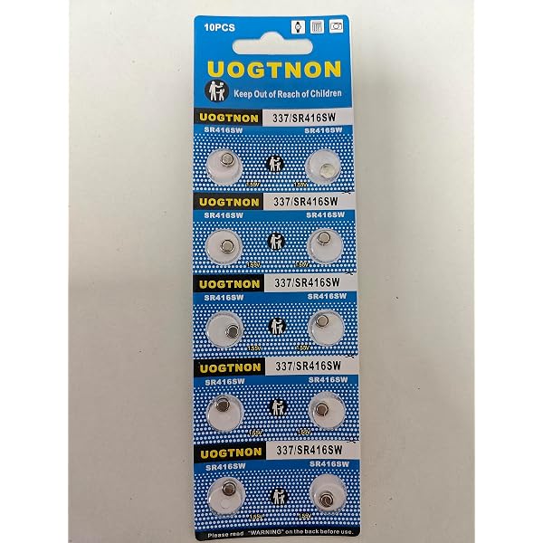 Lot De 10 Piles AG8/LR1120/381A 1,5 V - Pour Montres Et Petits Appareils électroniques