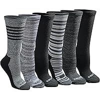 Dickies Women's Max Cushion Non-Binding Crew Socks Available In 3 And 5 Pairs Marl Comfie 5 Pairs Medium