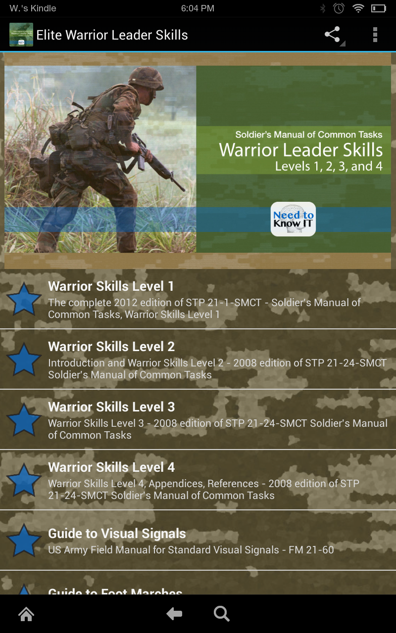 Elite Warrior Leader Skills - with featured ebook: Soldier's Manual of Common Tasks - Thumbnail 2
