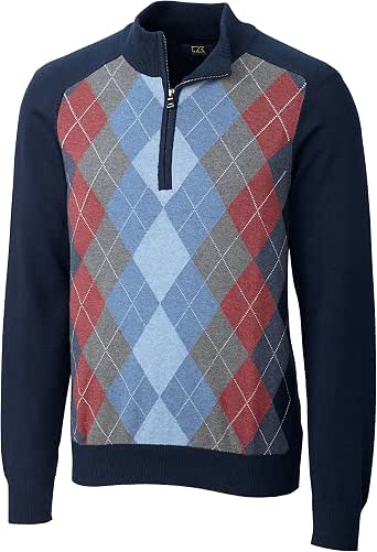 argyle quarter zip