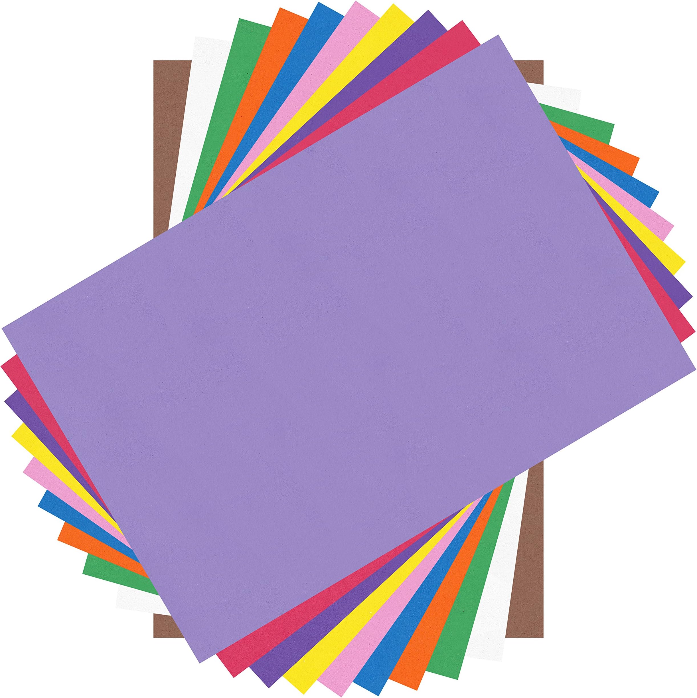 Oxford Novelties 10/20 Multi Coloured Sheets Of A4 Self Adhesive Sticky Backed Foam (10 Sheets)